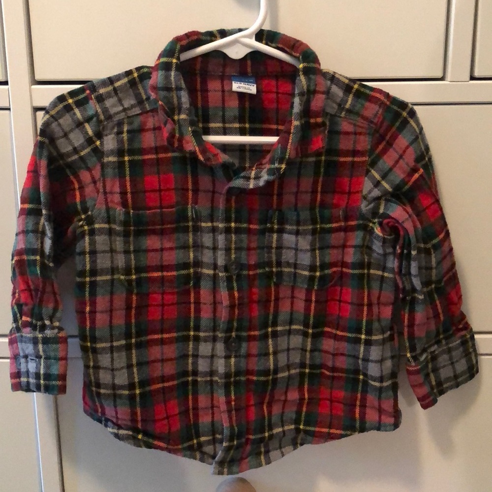 Old Navy toddler flannel shirt